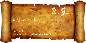 Ujj Zsolt névjegykártya